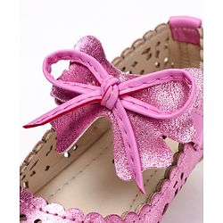 Cute Walk by Babyhug Bellies Bow Applique - Pink - EU 25 Pink