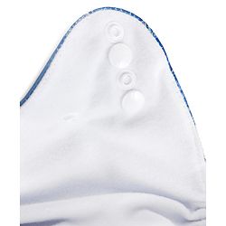 Babyhug Free Size Reusable Cloth Diaper With Insert Denim Print - Blue