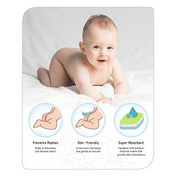 Babyhug Free Size Reusable Cloth Diaper With Insert - Green