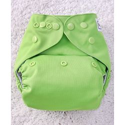 Babyhug Free Size Reusable Cloth Diaper With Insert - Green