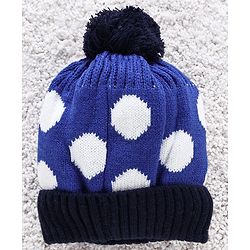 Babyhug Woollen Cap Mittens & Muffler Set - Purple
