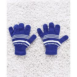 Babyhug Woollen Cap Mittens & Muffler Set - Purple