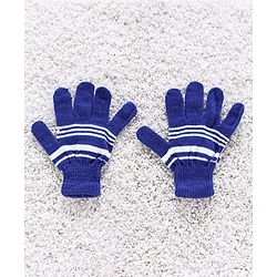 Babyhug Woollen Cap Mittens & Muffler Set - Purple