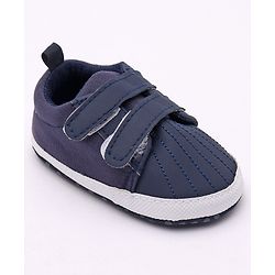 Cute Walk by Babyhug Booties - Navy