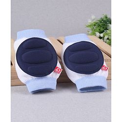 Babyhug Elbow & Knee Protection Pads White and Navy Blue (Design May Vary)