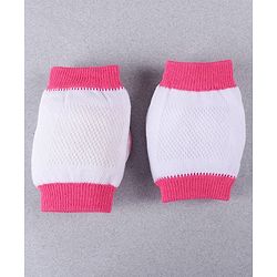 Babyhug Elbow & Knee Protection Pads Pink and White (Design May Vary)