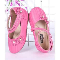 Cute Walk by Babyhug Bellies With Floral Motif - Pink