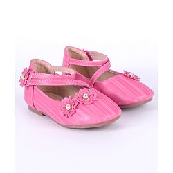 Cute Walk by Babyhug Bellies With Floral Motif - Pink