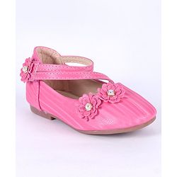 Cute Walk by Babyhug Bellies With Floral Motif - Pink
