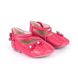 Cute Walk by Babyhug Bellies With Floral Motif - Red