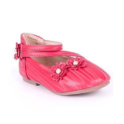 Cute Walk by Babyhug Bellies With Floral Motif - Red