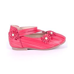 Cute Walk by Babyhug Bellies With Floral Motif - Red