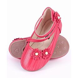 Cute Walk by Babyhug Bellies With Floral Motif - Red