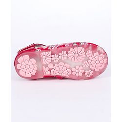 Cute Walk by Babyhug Floral Printed Bellies - Red