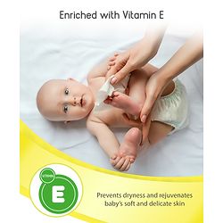 Babyhug Premium 98% Water Baby Wet Wipes with Lemon Scent - 72 Pieces