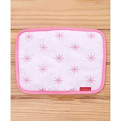 Babyhug Premium 3 Piece Nest Gadda Set With Diaper Changing Mat in Polka Dots Print - Green