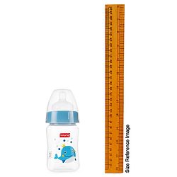 Babyhug Wide Neck Sterilizable Polypropylene Feeding Bottle Blue - 150 ml