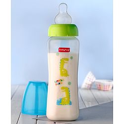 Babyhug Wide Neck Sterilizable Polypropylene Feeding Bottle Pink - 150 ml