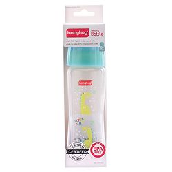Babyhug Wide Neck Sterilizable Polypropylene Feeding Bottle Pink - 150 ml