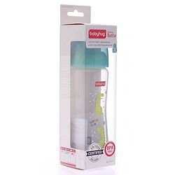 Babyhug Wide Neck Sterilizable Polypropylene Feeding Bottle Pink - 150 ml