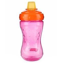 Babyhug Ergo Grip Soft Spout Sipper - Pink Orange