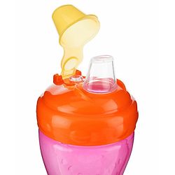 Babyhug Ergo Grip Soft Spout Sipper - Pink Orange