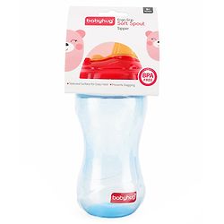 Babyhug Ergo Grip Soft Spout Sipper - Red Blue