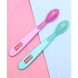 Babyhug Heat Sensitive Spoons 1.5 ml Set of 2 - Pink Green