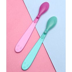 Babyhug Heat Sensitive Spoons 1.5 ml Set of 2 - Pink Green
