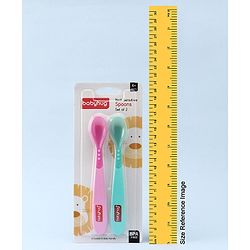Babyhug Heat Sensitive Spoons 1.5 ml Set of 2 - Pink Green