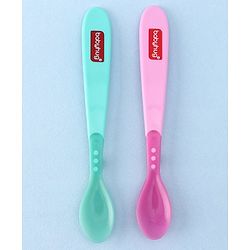 Babyhug Heat Sensitive Spoons 1.5 ml Set of 2 - Pink Green
