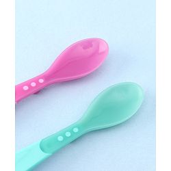 Babyhug Heat Sensitive Spoons 1.5 ml Set of 2 - Pink Green