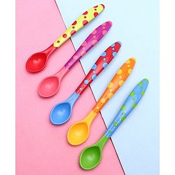 Babyhug Feeding Spoons 2 ml Set of 5 - Multicolor