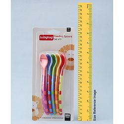 Babyhug Feeding Spoons 2 ml Set of 5 - Multicolor