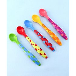 Babyhug Feeding Spoons 2 ml Set of 5 - Multicolor