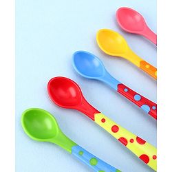Babyhug Feeding Spoons 2 ml Set of 5 - Multicolor