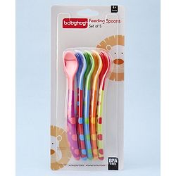 Babyhug Feeding Spoons 2 ml Set of 5 - Multicolor