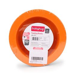 Babyhug 180 ml Feeding Bowls Set of 5 - Multicolor