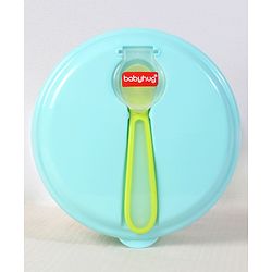 Babyhug Suction Bowl With Spoon Blue Green - 300 ml