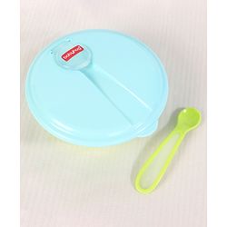 Babyhug Suction Bowl With Spoon Blue Green - 300 ml
