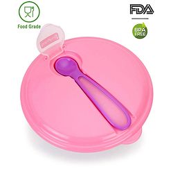 Babyhug Suction Bowl With Spoon Blue Green - 300 ml