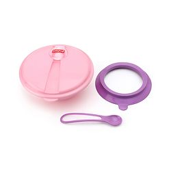 Babyhug Suction Bowl With Spoon Blue Green - 300 ml