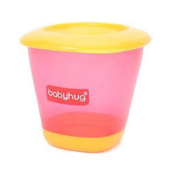 Babyhug 150 ml Weaning Pots Set of 3 - Pink Yellow