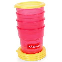Babyhug 70 ml Freezer Snack Pots Set of 8 - Pink