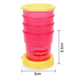 Babyhug 70 ml Freezer Snack Pots Set of 8 - Pink