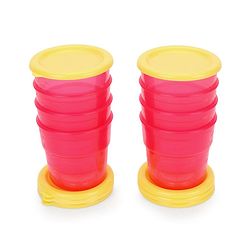 Babyhug 70 ml Freezer Snack Pots Set of 8 - Pink