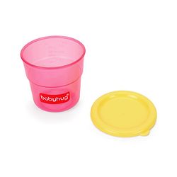 Babyhug 70 ml Freezer Snack Pots Set of 8 - Pink
