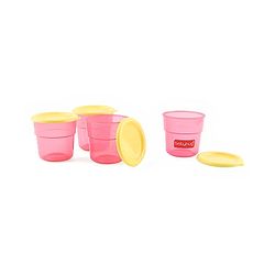 Babyhug 70 ml Freezer Snack Pots Set of 8 - Pink