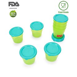 Babyhug 70 ml Freezer Snack Pots Set of 8 - Pink