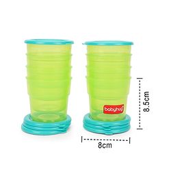 Babyhug 70 ml Freezer Snack Pots Set of 8 - Pink